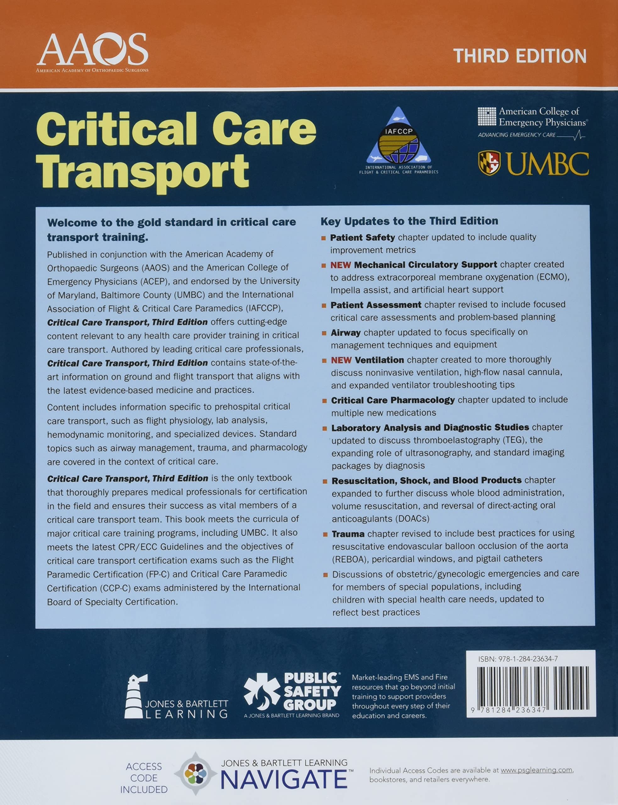 Critical Care Transport with Navigate Advantage Access