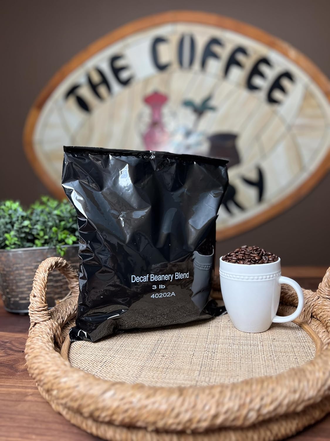 Beanery Blend Specialty SWP Decaf Coffee | 3LB Coffee (Whole Bean)