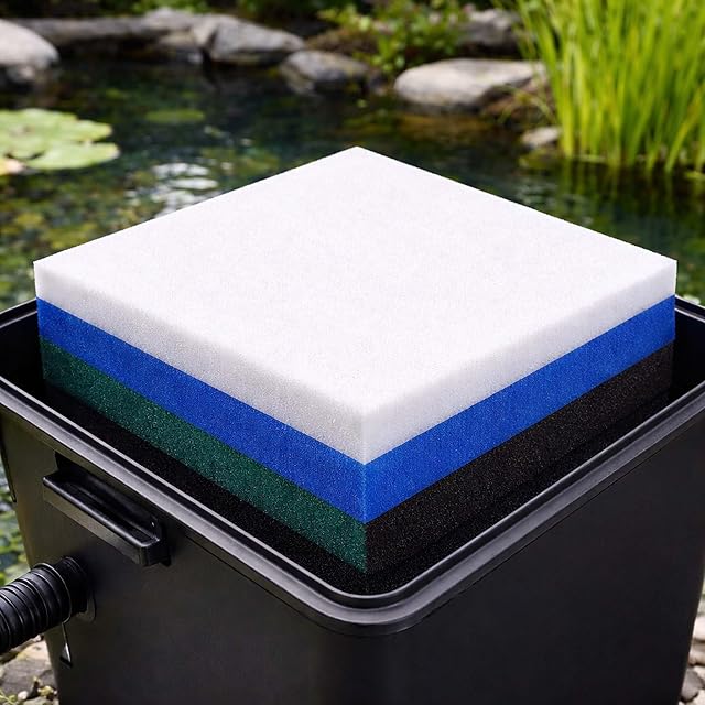 Foto 7 de 8 de Filtro de vellón Synfil 300 Blanco para Filtro de Estanque o Filtro de Acuario