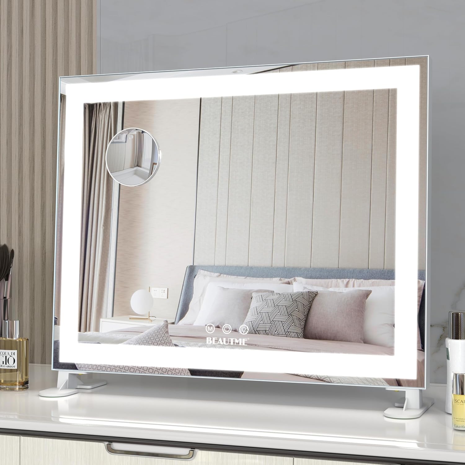 アンティーク昭和レトロ金箔 銀 手鏡 ハンドミラー アンティーク 牡丹