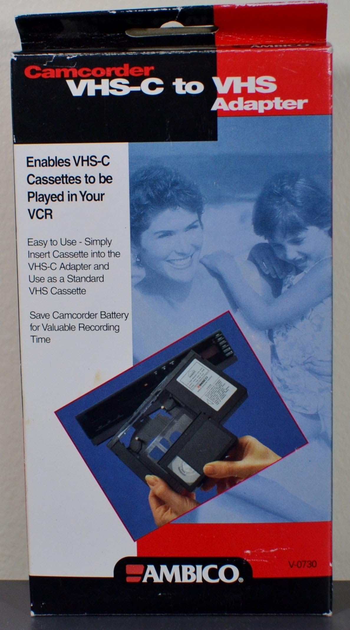 AmbicoVHS-C to VHS Adapter