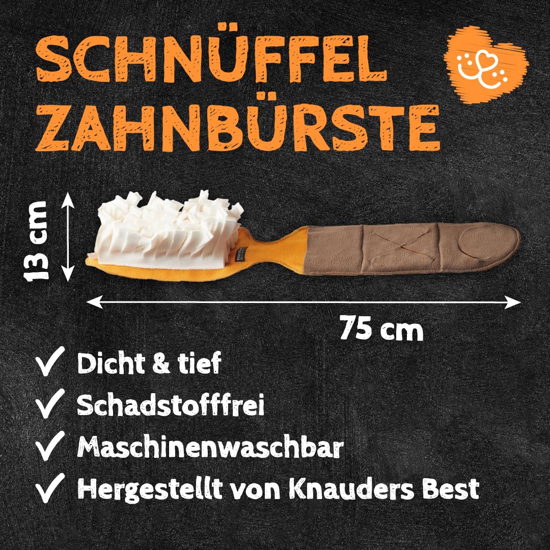 QCHEFS Glückskiste Schnüffelzahnbürste Hund Schnüffelteppich Zahnpflege | Schnüffelteppich, Intelligenzspielzeug, Zahnpflege, Hundespielzeug, Schnüffelmatte, Beruhigt, Für Kleine & Große