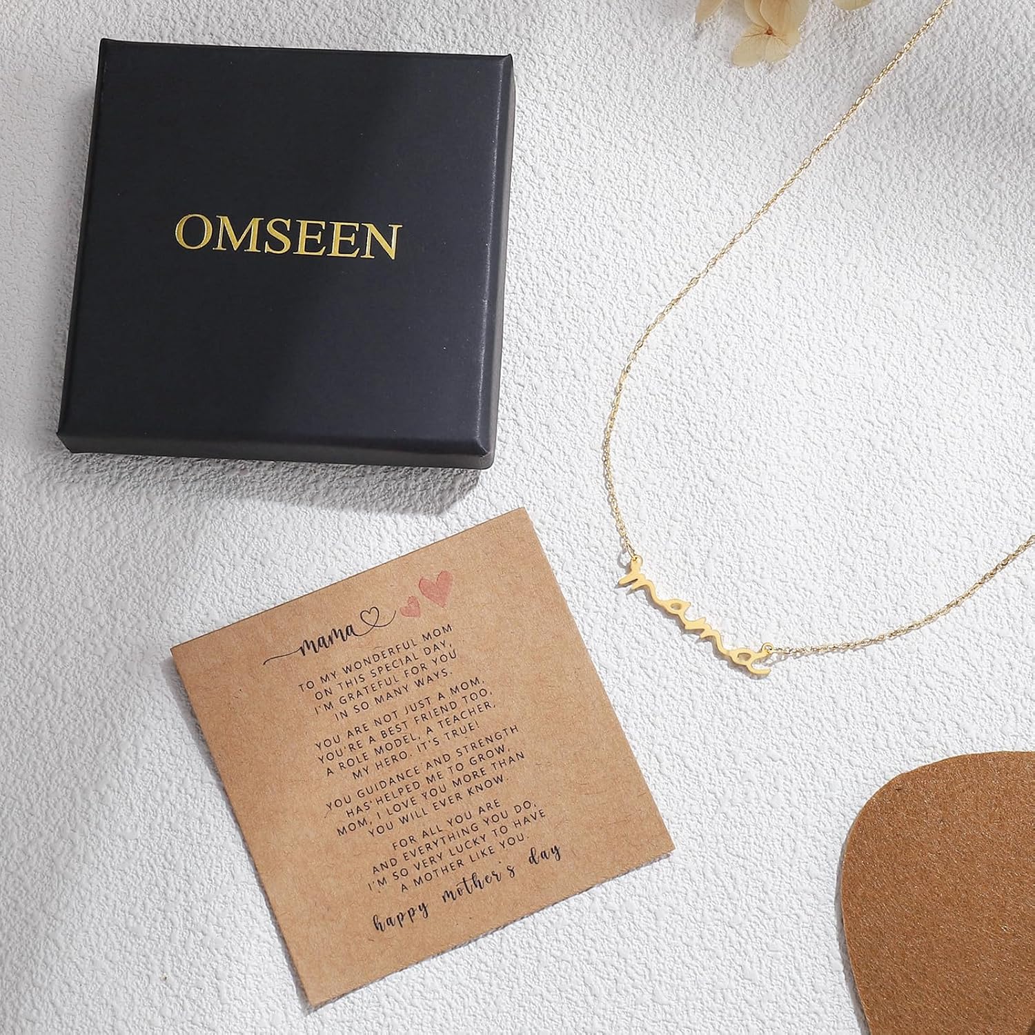 Mama Necklace, Gifts for New Mom First Mom Bride Birthday Christmas Gifts for Mother in Law Friend - Image 6