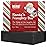 Keika Charcoal Christmas Soap - Santas Naughty Bar, Lump of Coal Holiday Gift Idea Stocking Stuffer for Men Women Teens, Natural Black Soap for Eczema, Psoriasis, Oily Skin, 5 oz.