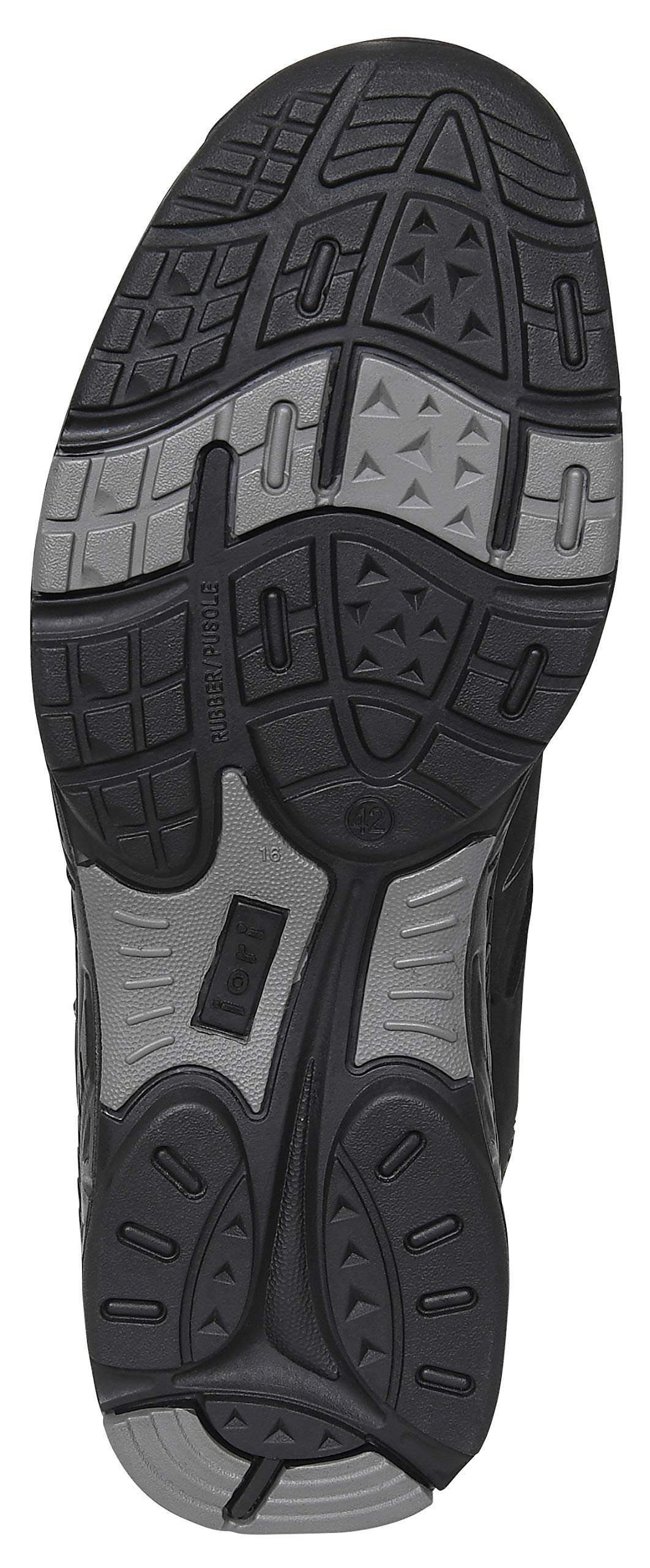 JORI Sicherheitsschuhe jo_Max BOA Mid S3S, Damen und Herren, Leder/Textil, Kunststoffkappe (Leichter als Stahlkappe), leicht, klassisch 43, Schwarz