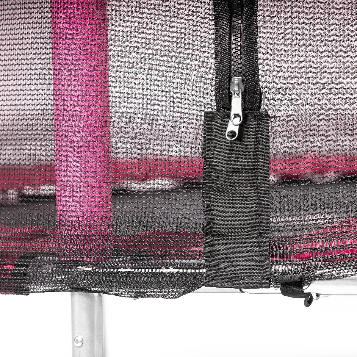 Cama elástica Infantil 140 cm Salty con Red de Seguridad Borde Acolchado Puerta Cremallera Estructura galvanizada ATAA