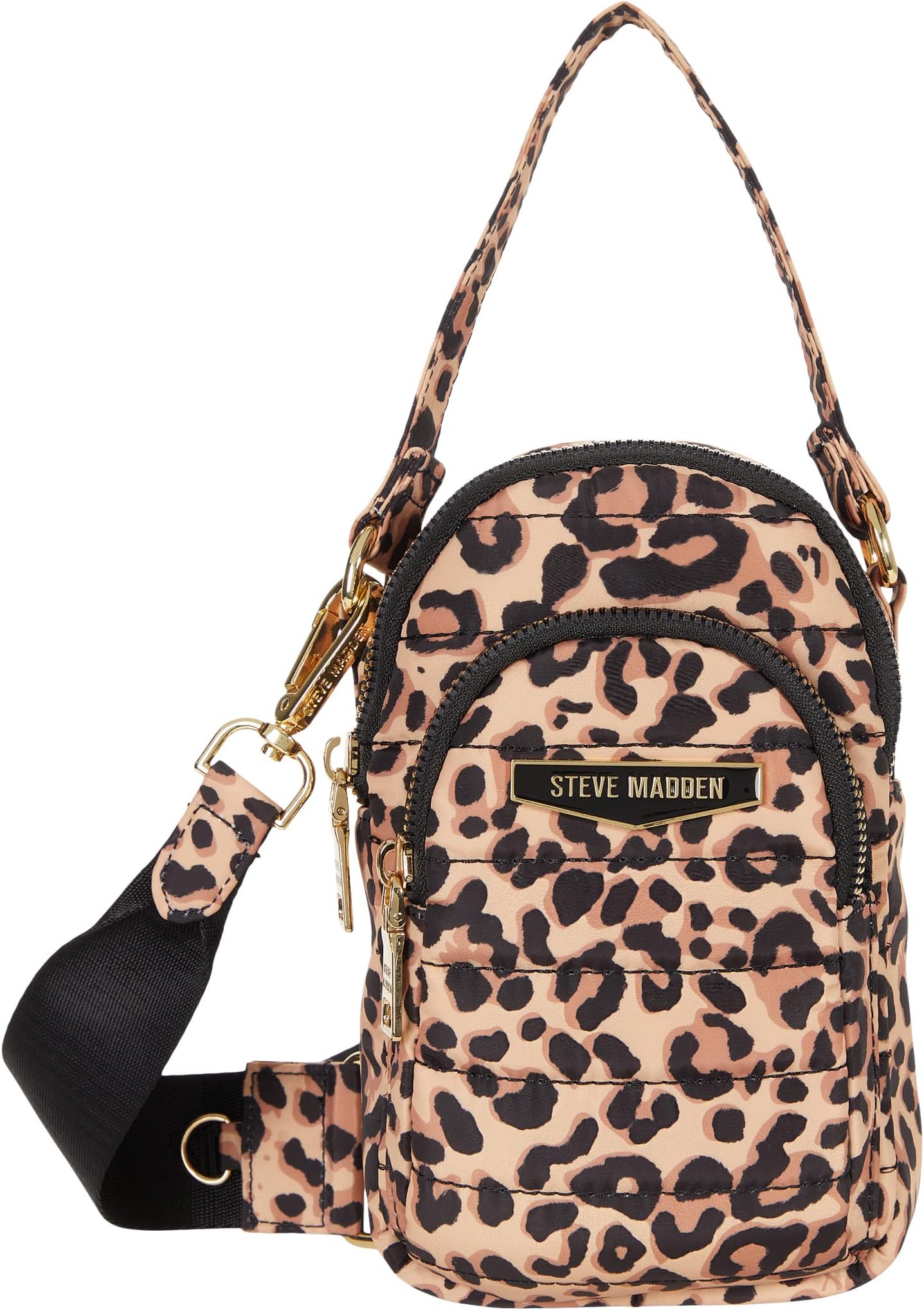 steve madden leopard backpack