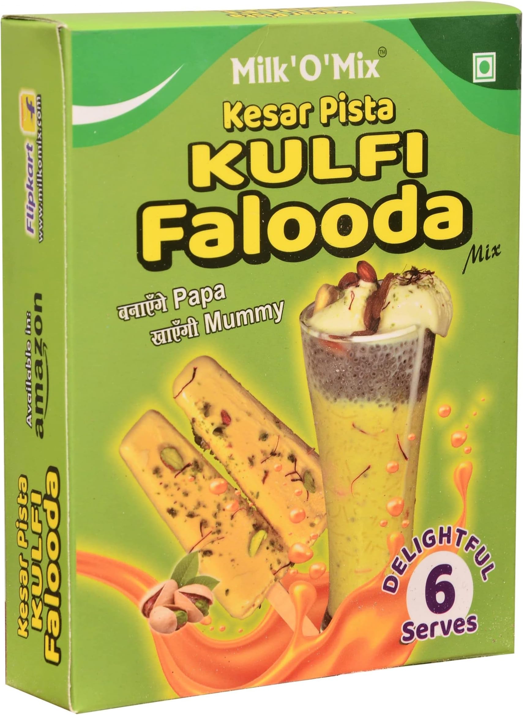Kulfi Falooda King Instant Milk Flavour Drink Milk With Energy Box - 150 G Pack Of 1, Powder
