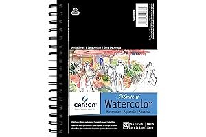 Canson Artist Series Montval Watercolor Paper Pad: Ultimate Precision for Artistic Expression