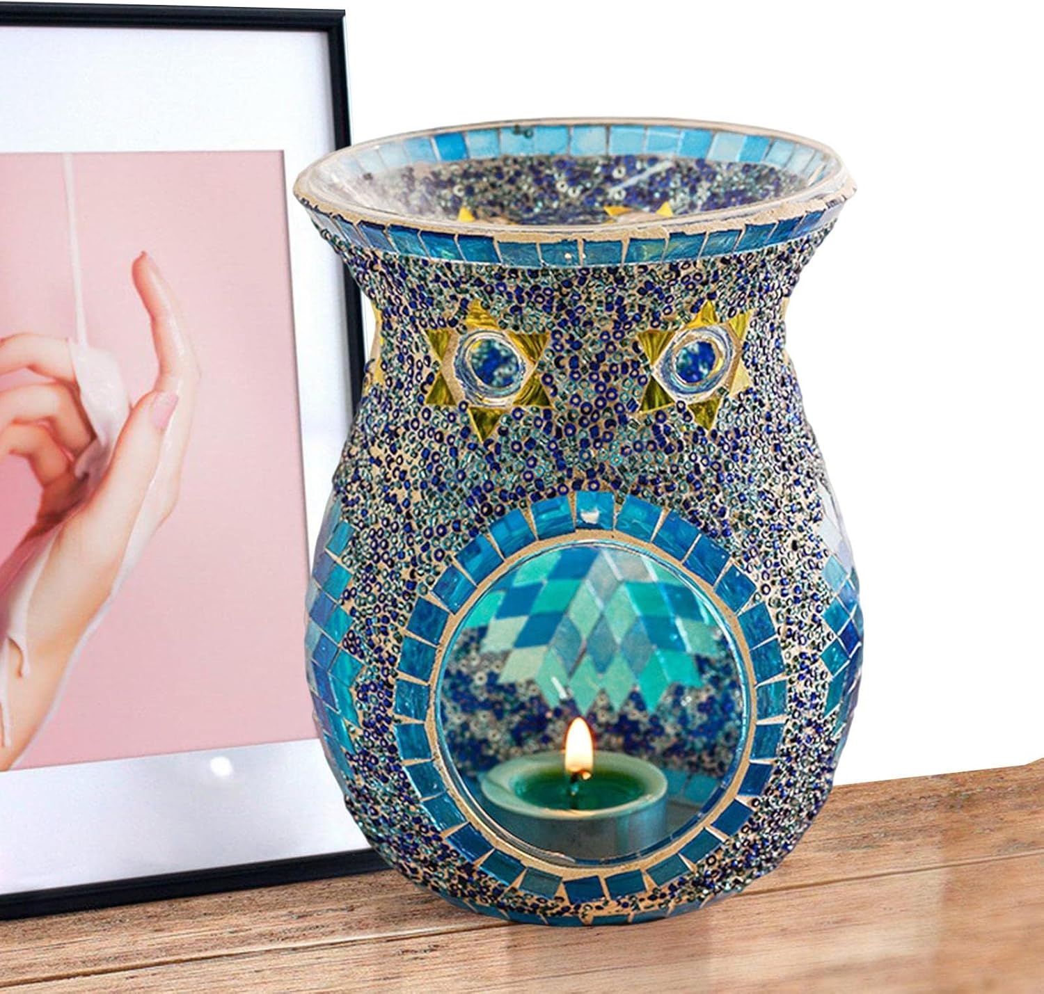 Oil Burner Glass, Wax Melt Burners Tea Light, Tealight