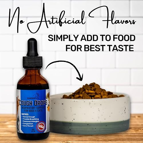 Miniatura 5 de USA 1200 gotas - Tratamiento para la tos para perros - Alivio de la alergia del perro - Alivio de la picazón - Supresor de tos húmeda y seca - para