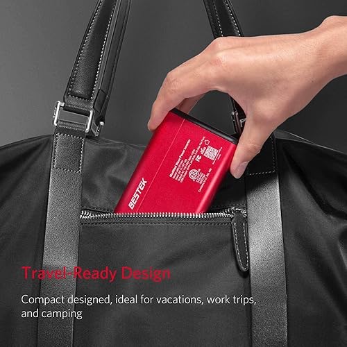 Vista 6 de BESTEK Inversor de potencia Rojo