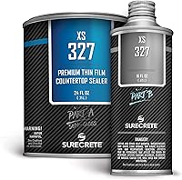 SureCrete XS-327 Semi-Gloss Concrete Countertop Sealer: Food Safe, Water-Based, UV Stable & Scratch Resistant