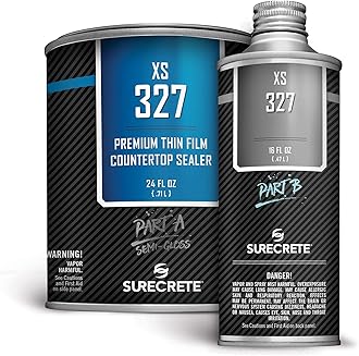 Surecrete Concrete Countertop Sealer XS-327 Semi-Gloss Food Safe Sealer Water Based