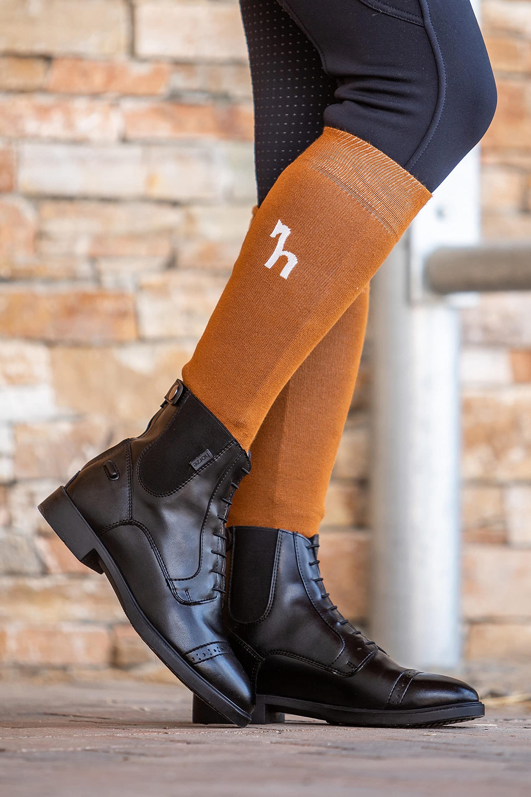 HORZE Bottines d'équitation Kilkenny, Chaussures d'équitation femme, Noir, 38