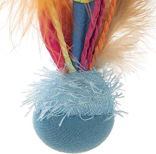 Miniatura 5 de Petlinks HappyNip Silly Singer - Juguete electrónico para gatos, contiene Silvervine y hierba gatera, funciona con pilas, multicolor, talla única