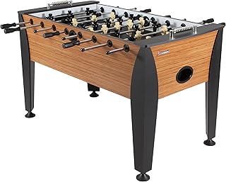 Atomic Pro Force 56" Foosball Table with Internal Ball Return and Ball Entry, Leg Levelers, and Heavy-Duty Legs