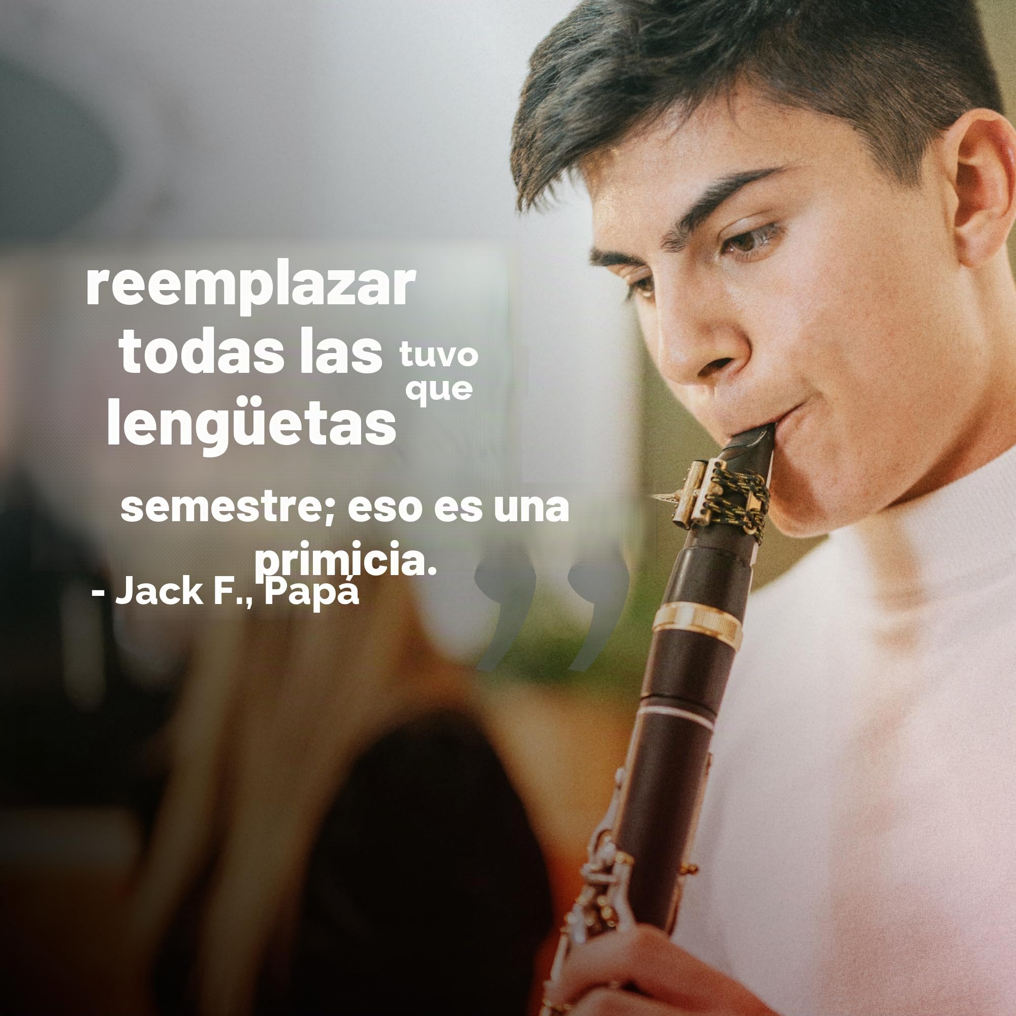 Légère Reeds - Bb Clarinete Reed, Classic, Dureza 2.00 (BB2.00) - Cañas Sintéticas Premium para Viento-Madera