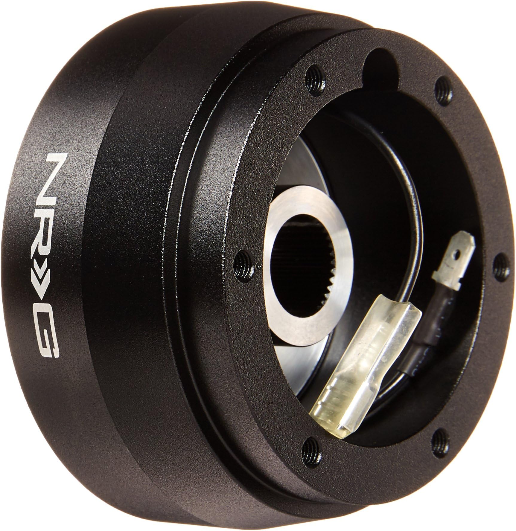 NRG-SRK-142H Racing Style Steering Wheel Quick Release Short Hub Adapter, 6 X 70mm Bolt Pattern, Black Body