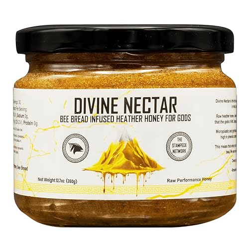 Divine Nectar Spartan Bee Bread Infused Heather Honey | Supercharged