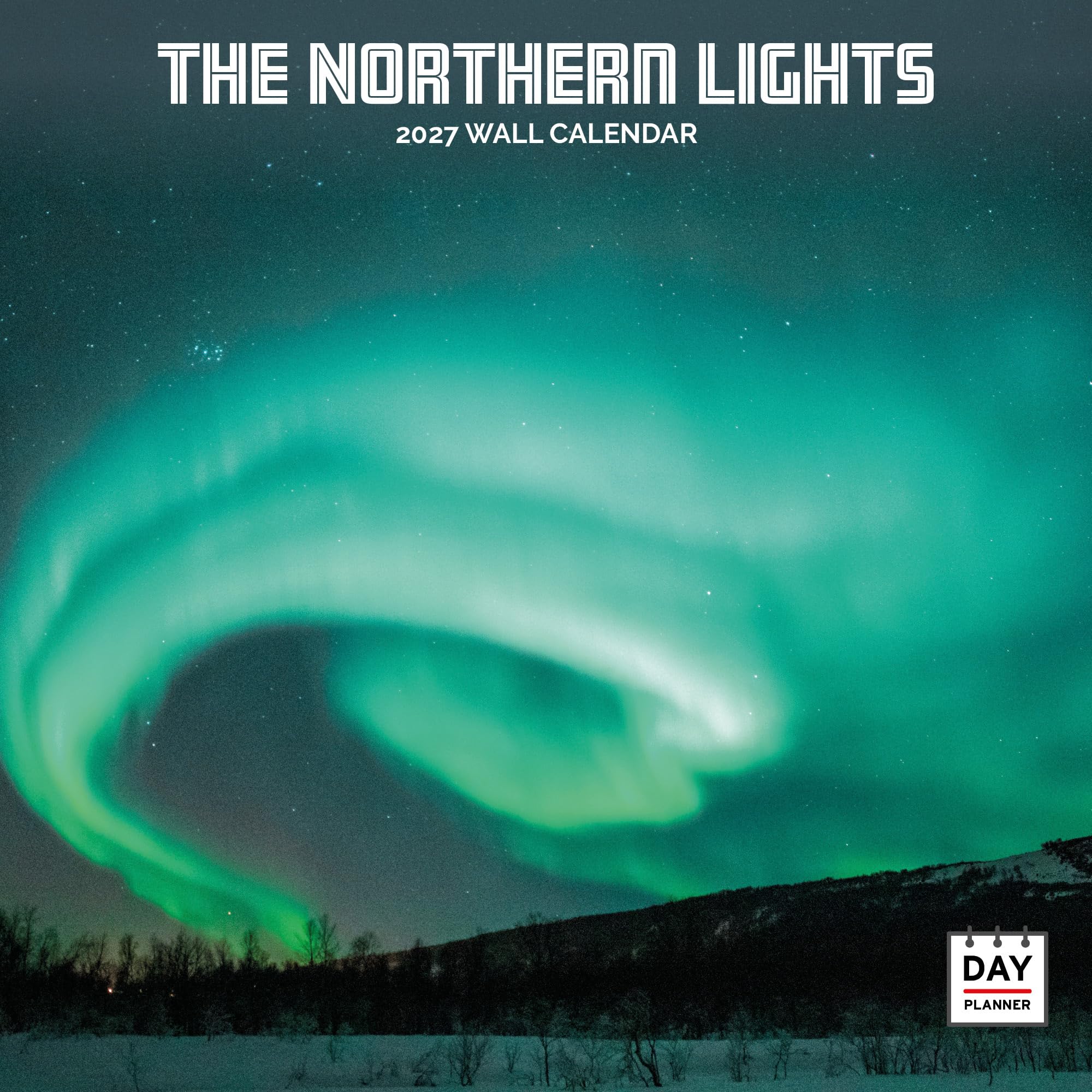 Dayplanner Publishing Northern Lights Calendar 2027, Large