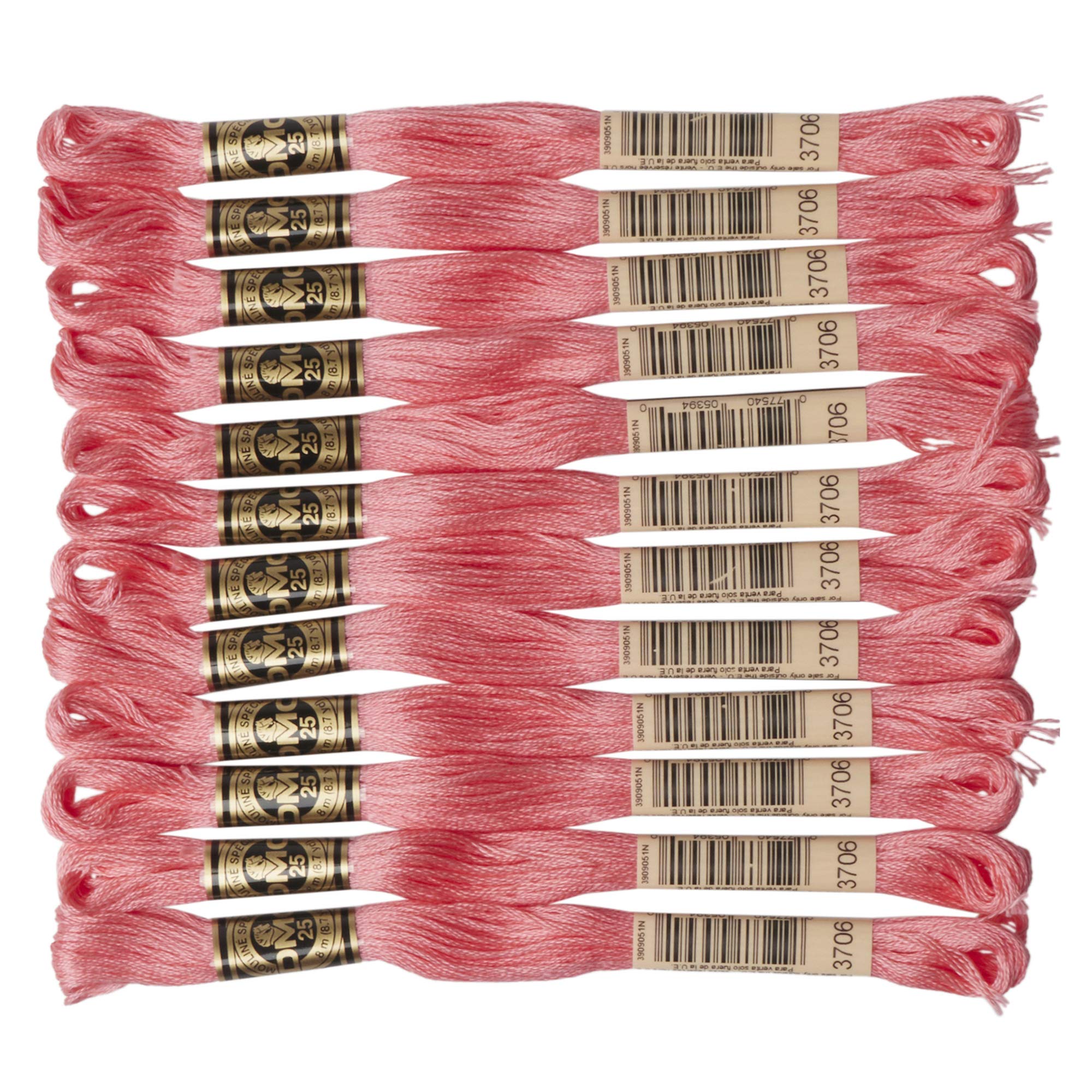 DMC 6-Strand Embroidery Cotton Floss, Medium Melon