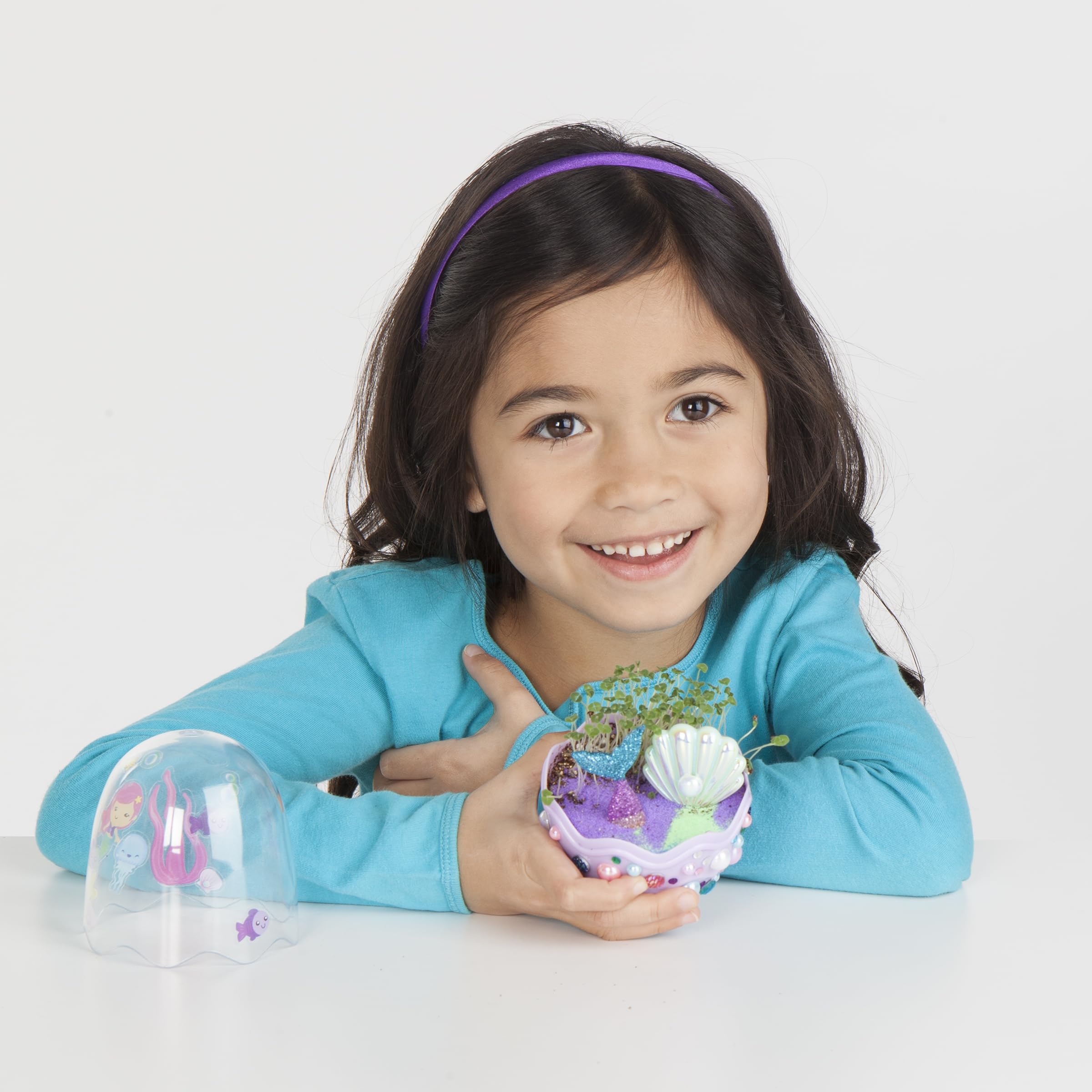Creativity for Kids Mini Garden - Mermaid Terrarium – Mermaid Gifts for Girls and Boys