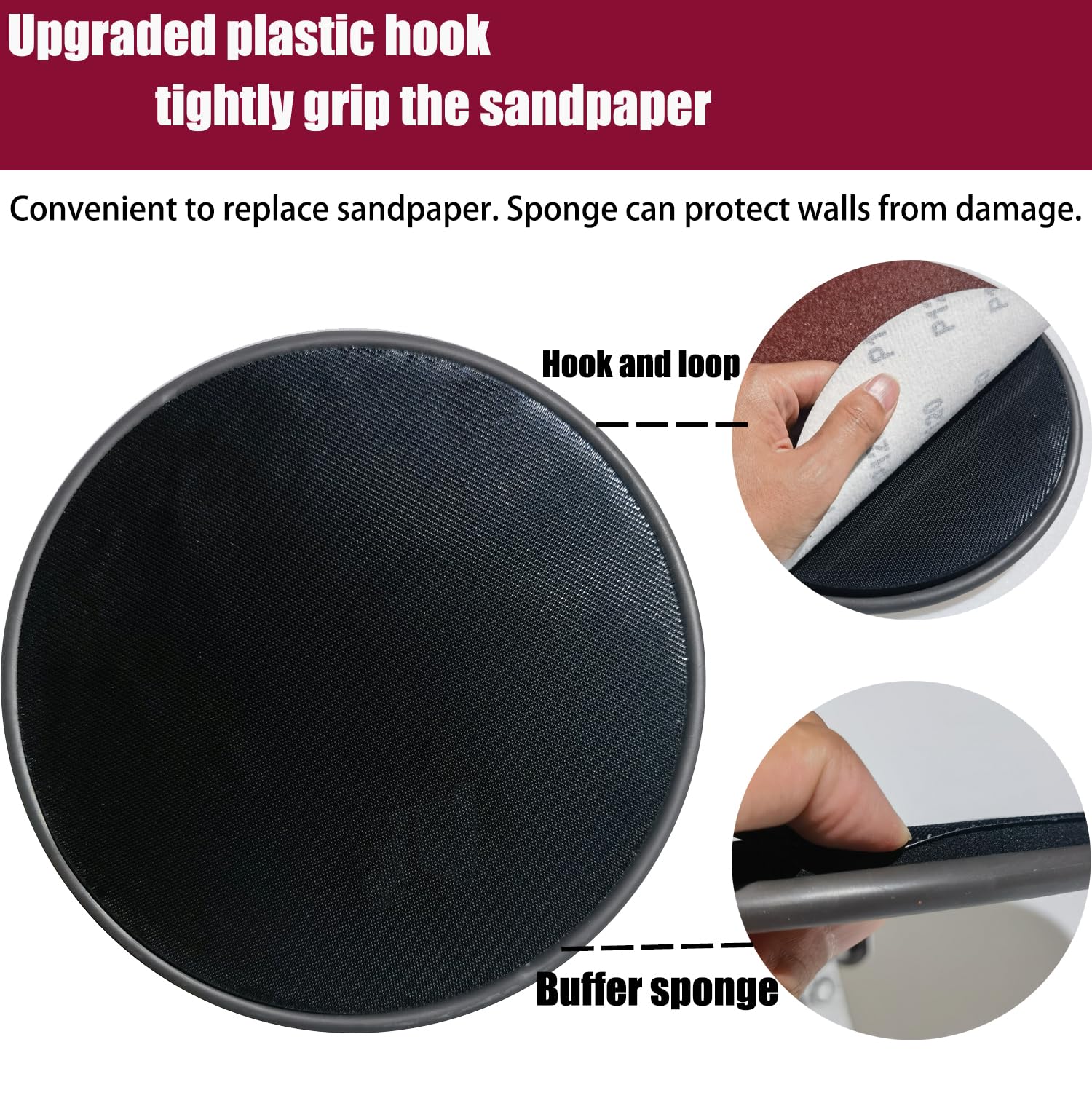 9 Inch Radial Drywall Sander - Wall Cleaning Tool -3