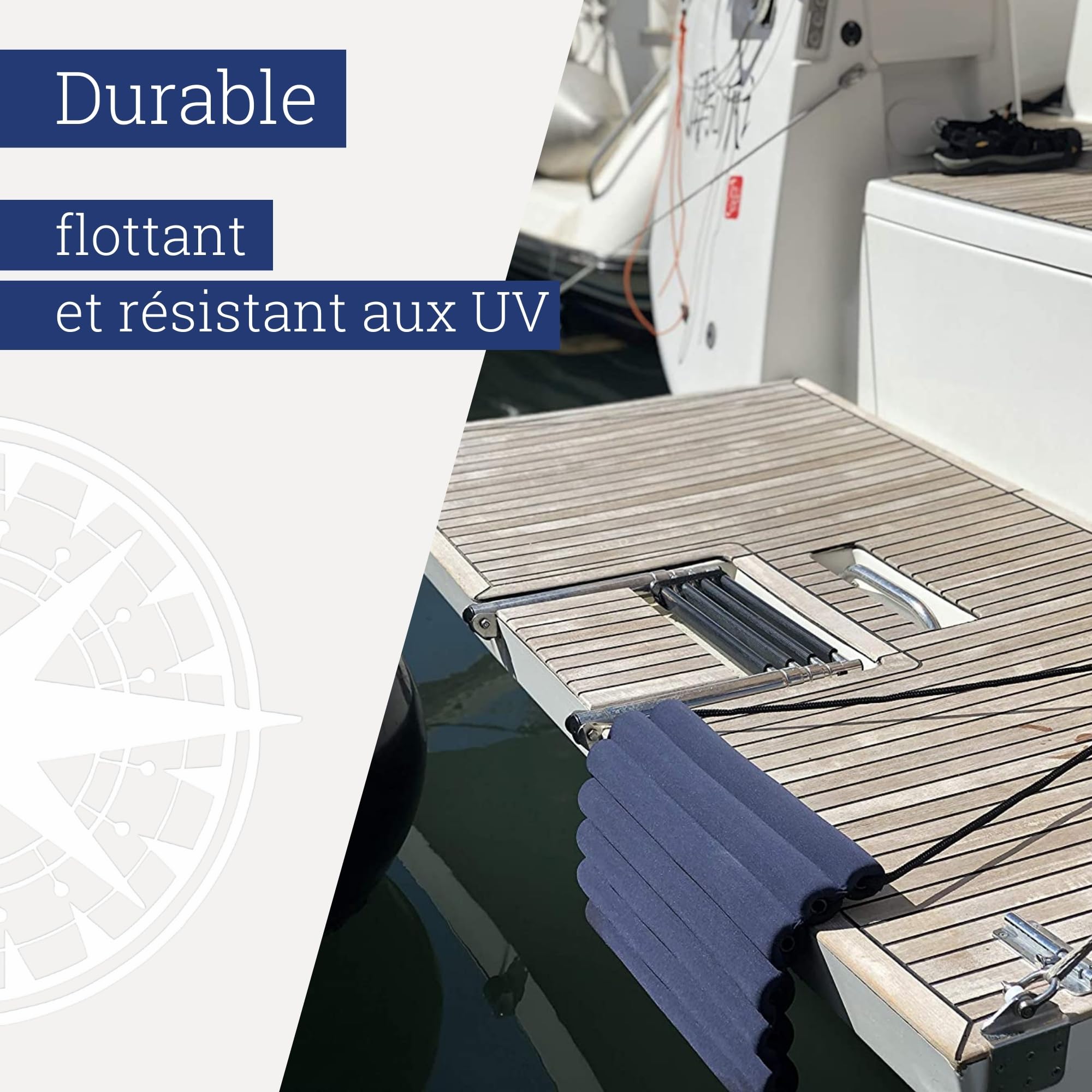 FlexiCush – Le Coussin Pare-battage Universel développé pour Les Sports Nautiques (50 x 32 x 4 cm)