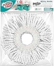Flash Limp RMOP8210 - Refil microfibra para Mop Giratório, balde 12 litros, compatível com os modelos: Ref.:MOP7290, MOP7824, MOP9782, MOP8258 e MOP8209-VA