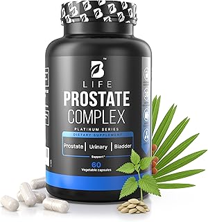 Prostate Health Supplements for Men with Saw Palmetto for Men & Pumpkin Seed Oil Capsules - Stinging Nettle Root| 60 Capsules – 30-Day Supply