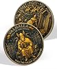 Viking Challenge Coin – Odin & Valkyrie Design | Valhalla, Hall of the Brave - Norse Mythology Collectible - Feast Fight Rise Again - Viking Warrior Legacy Symbol