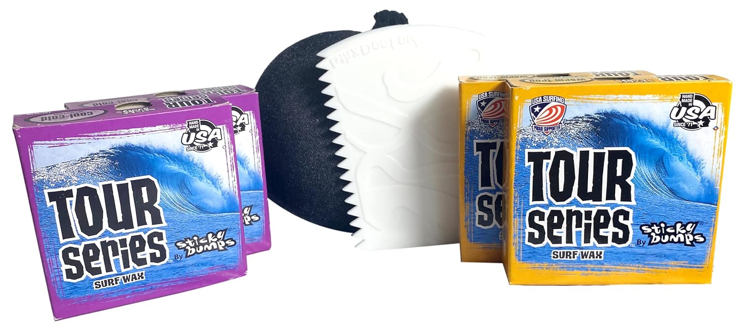 Phix Doctor Sticky Bumps Wax Plus Cannon Ball Wax Remover, Wax Comb