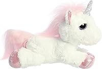 Vista 2 de Aurora - Ojos de ensueño - Unicornio celestial de 10" - Blanco