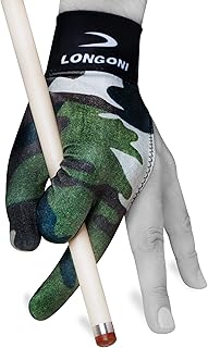 LONGONI Billiard POOL CUE GLOVE Fancy Military 3 for Left hand