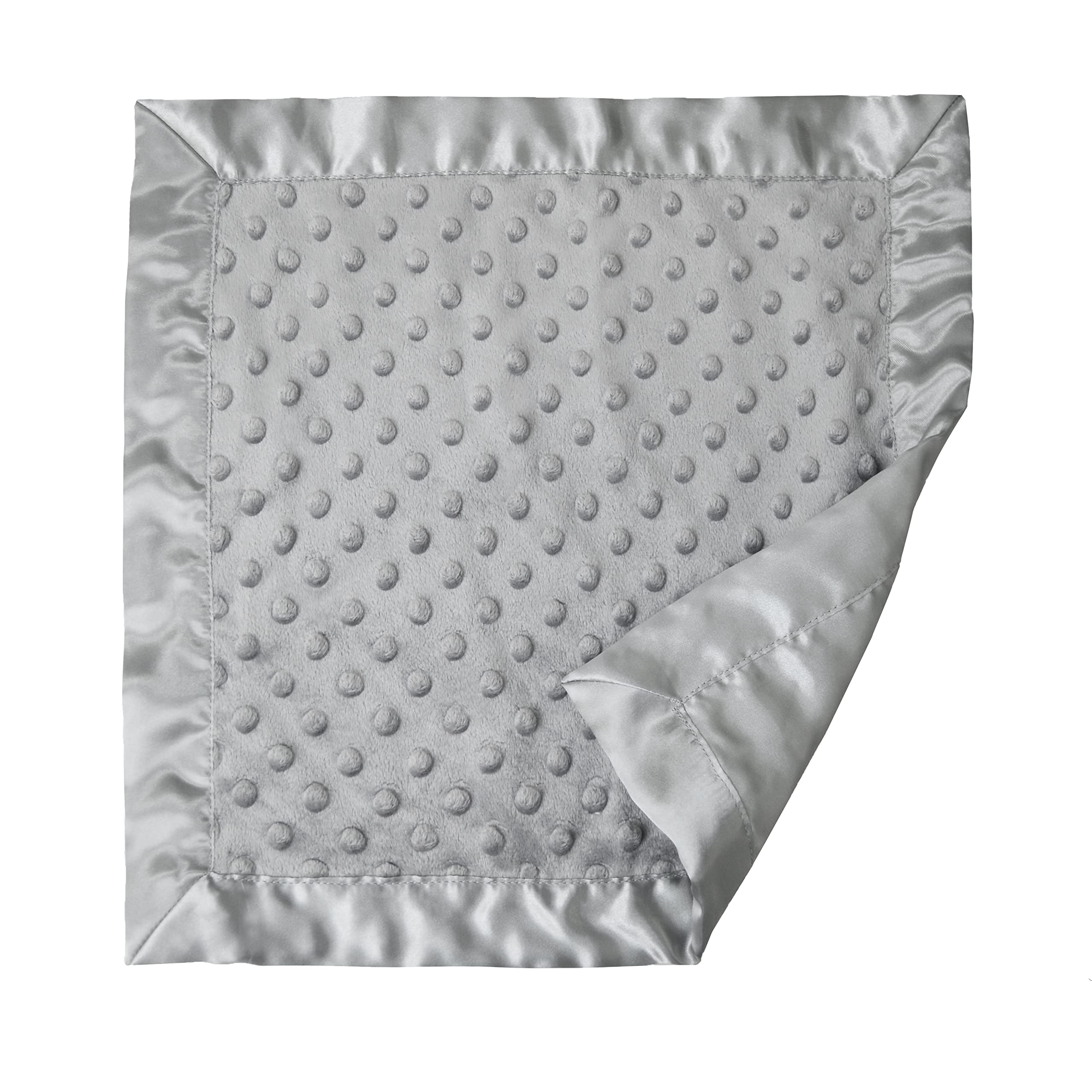 American Baby Company Heavenly - Juego de manta de chenilla suave, color gris, para niños y niñas