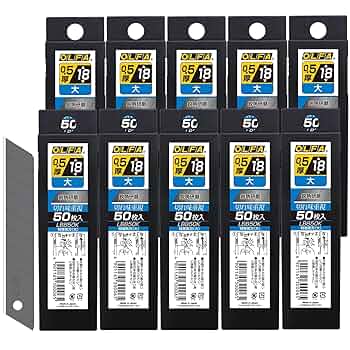 OLFA 替刃 18mm 50枚入10個　500枚 818SDx-KwYL._UF350,350_QL50_.jpg