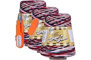 Sugar'n Cream Cotton Cone: Vibrant Yarn for Crochet & Knit