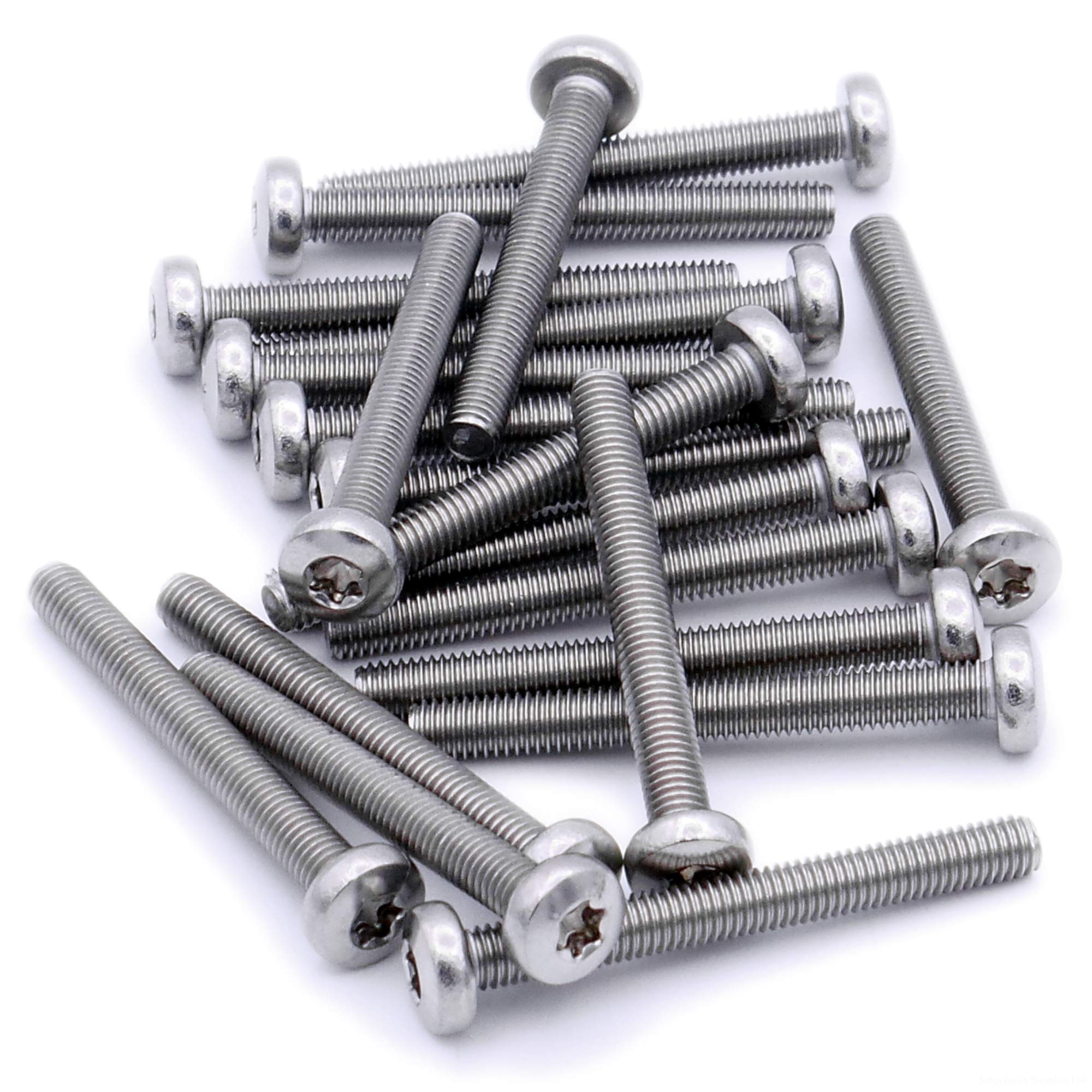 Singularity Supplies M2 (2Mm X 16Mm) Tx Pan Machine Screw (Bolt) - Stainless Steel (A2) (Pack Of 20)