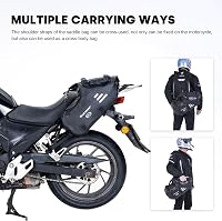 WILD HEART Motoros Nyereg Táska Vízálló 24L Oldaltáska Motorkerékpár Kiegészítés TPU 6