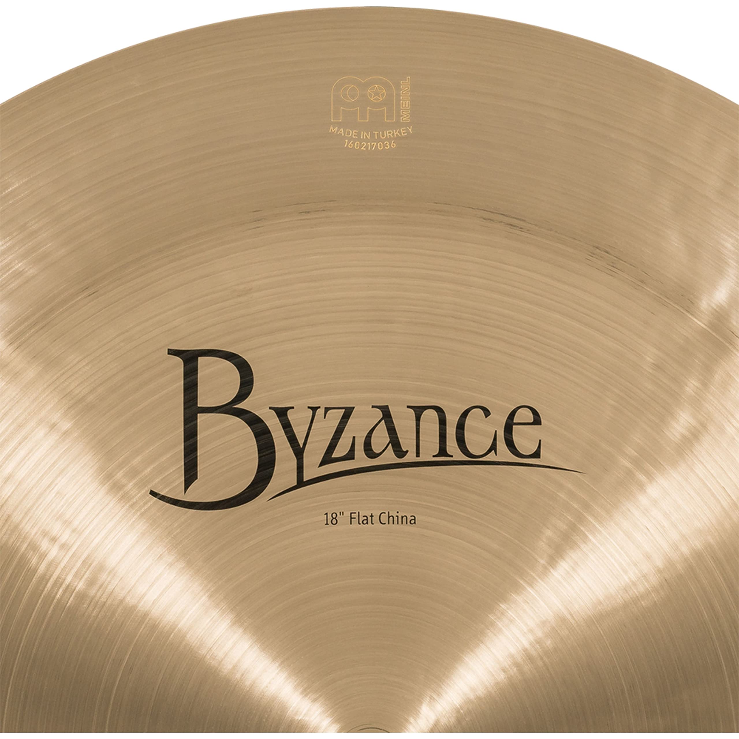 Meinl Cymbals B18FCH Byzance Traditional Serie 45,7 cm (18 Zoll) Flat China Becken Traditional Finish Handgehämmert