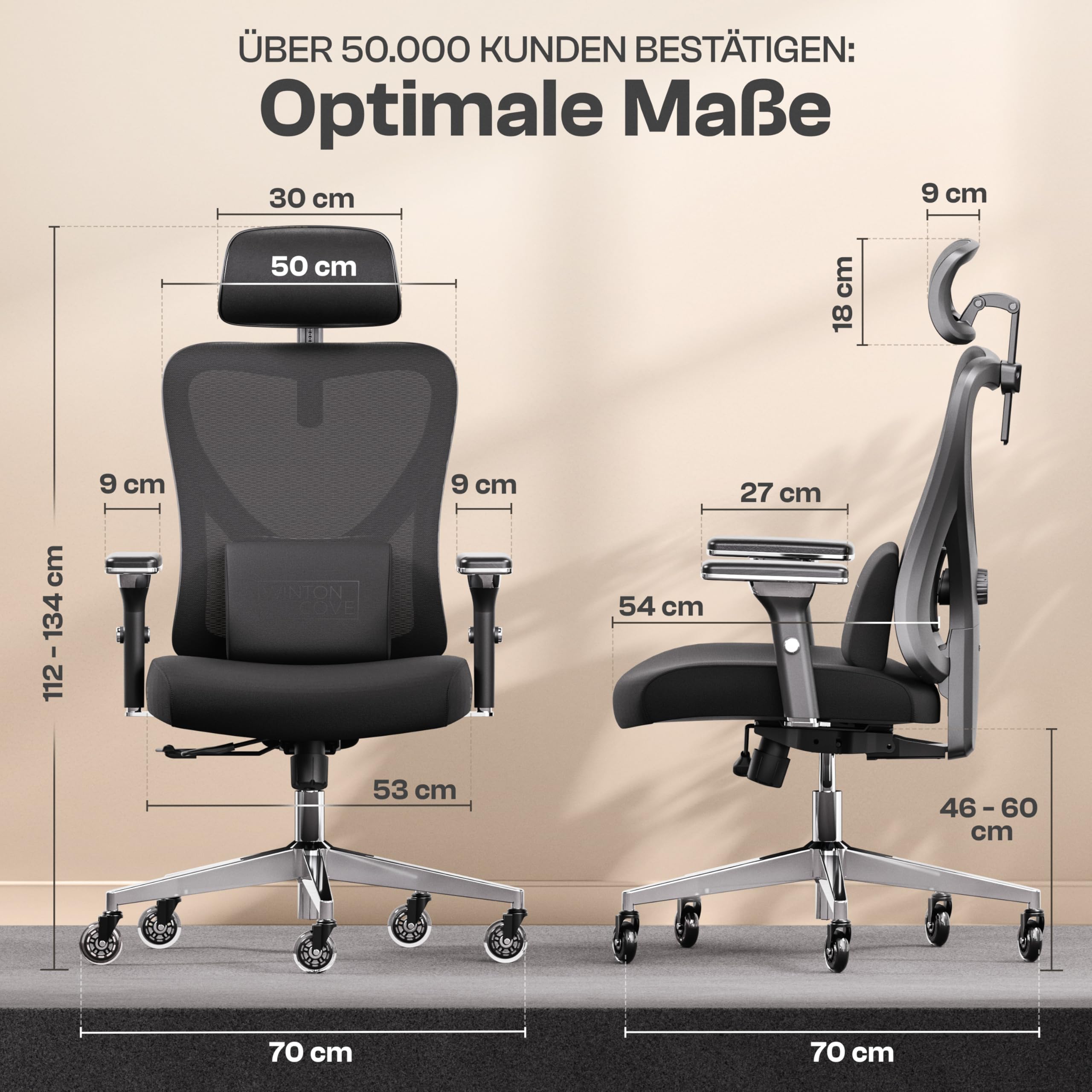 Lancelot Office Chair Test GewinnerComfort und Design - Dettaglio