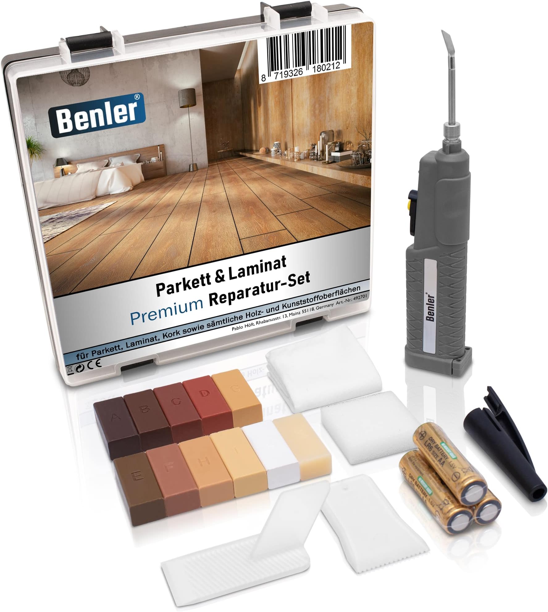 Parkett Reparatur Wachs