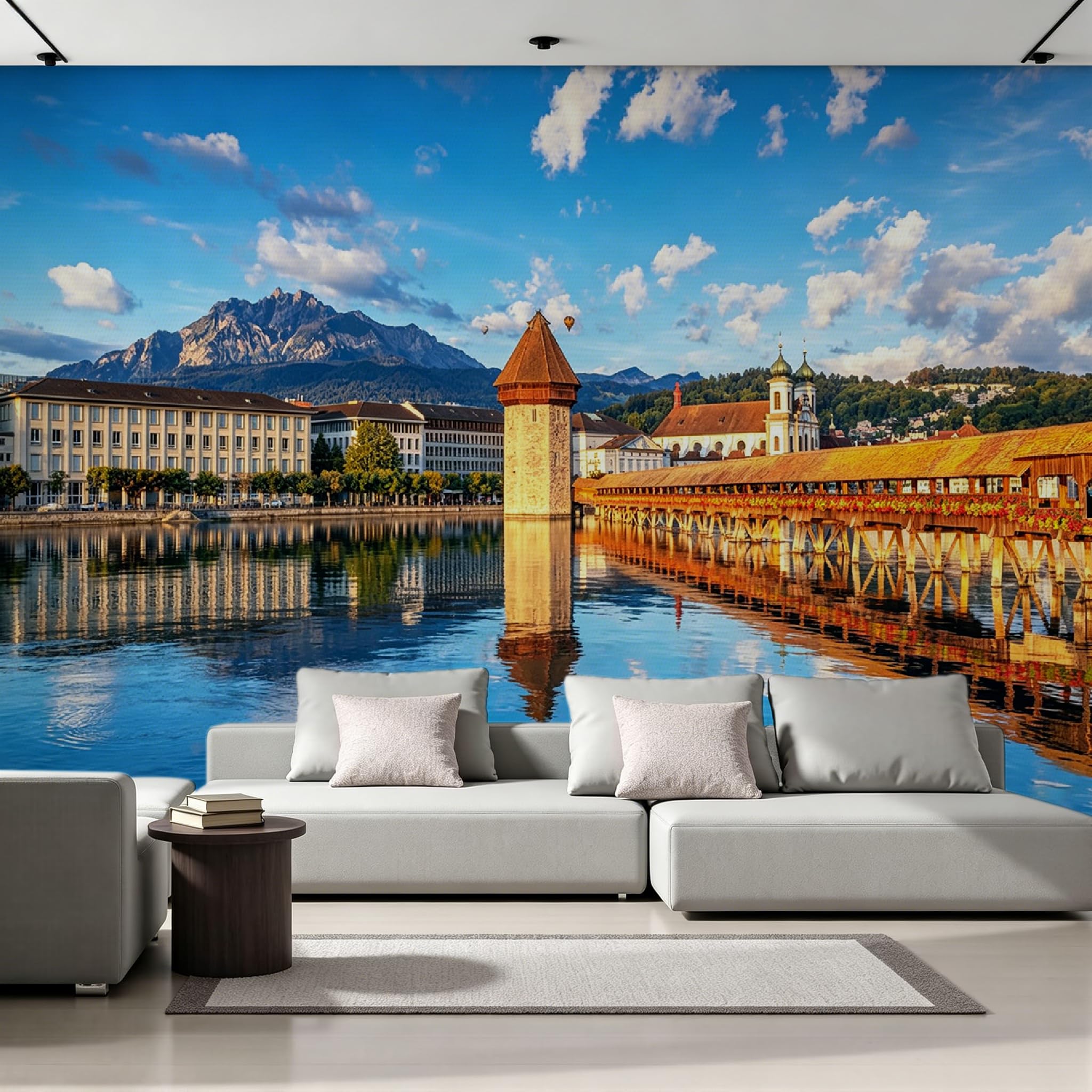 Fresque Murale Lucerne en Impression HD pour un Bureau Inspirant