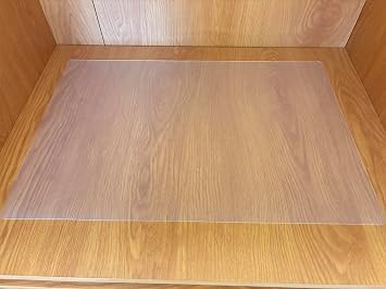 Clear Silicone Mats for Kitchen Counter, Countertop Protector Mat, Heat Resistant, Non Slip, Waterproof, Food Grade, Lay Flat, 15.55"x11.61"x1MM