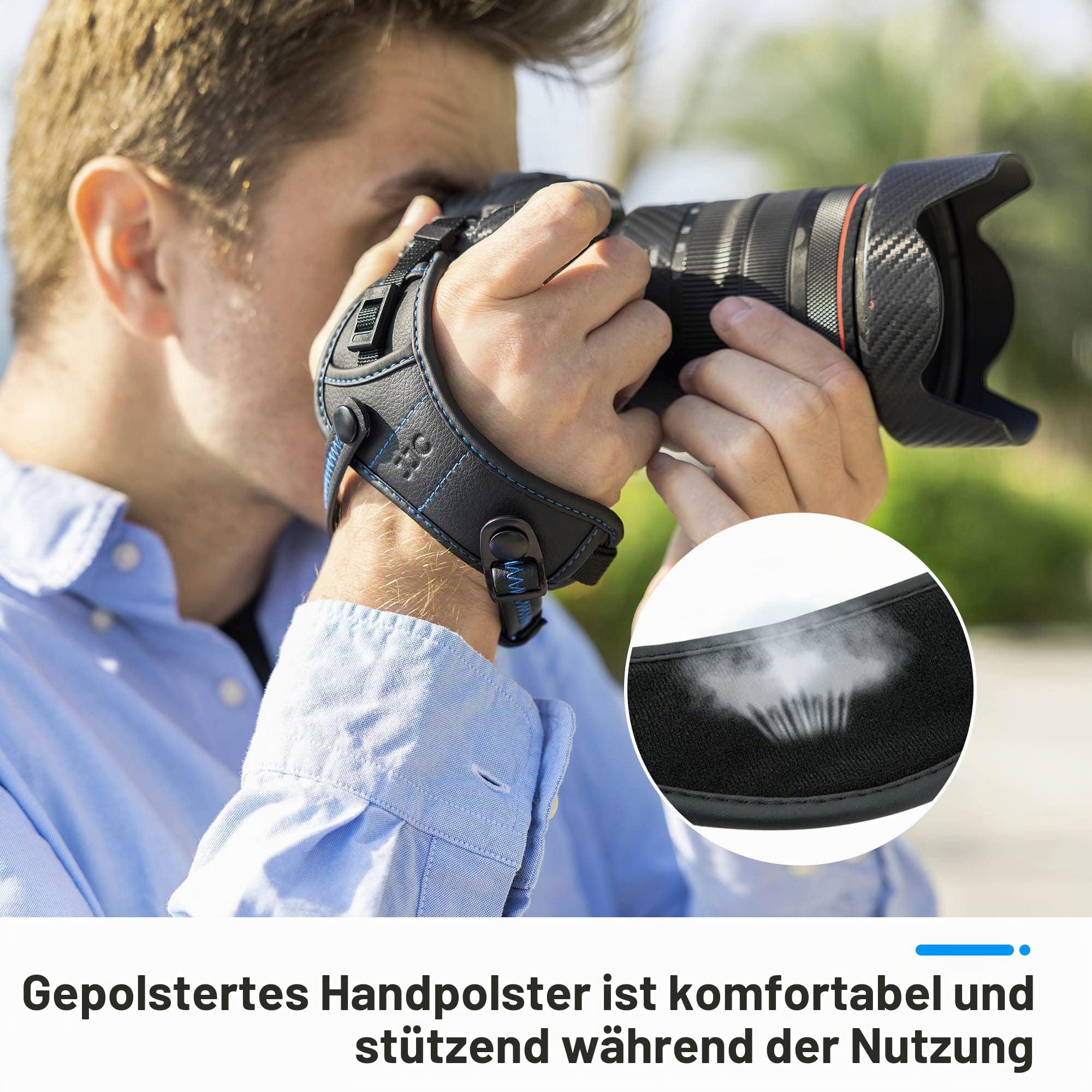 JJC Handgriff Handschlaufe für DSLR-Kamera (mit Arca-Typenschild)