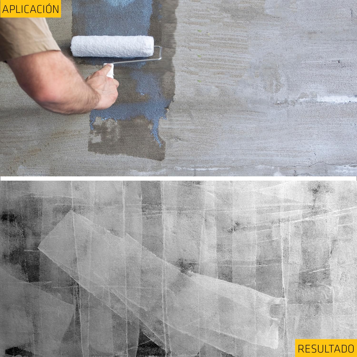 SIKA - Imprimación acrílica - SikaWall-08 Fijador - Blanco - Para fijar y sellar fondos de superficies porosas y mejor la adherencia de las pinturas - 2 kg — view 7
