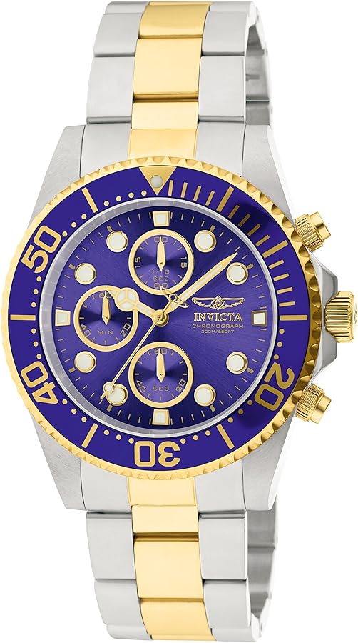 Amazon.com: Invicta Men's 1773 Pro Diver Collection Chronograph