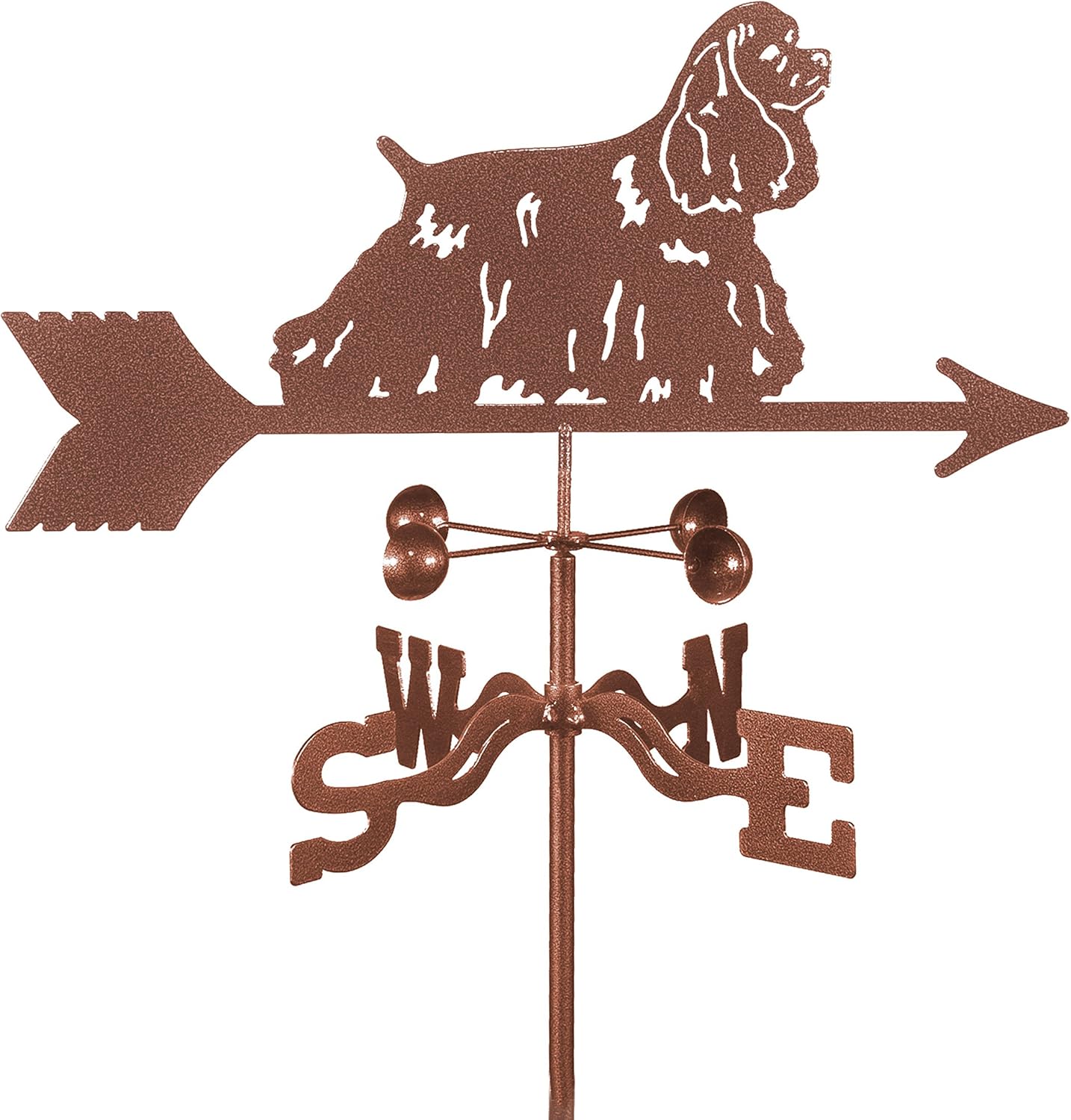 EZ Vane Cocker Spaniel Weathervane 21 Inch Wide Deck Mount