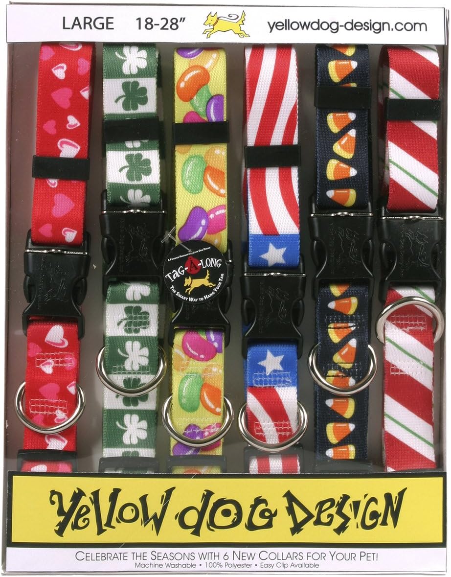 Yellow Dog Design Seasonal Dog Collar Calendar Pack with